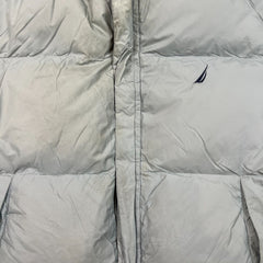 Nautica Jacket Mens XL Red NS-83 Reverisble Puffer Down Full Zip Outdoor Coat