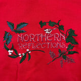 Vintage 90s Northern Reflections Bird Sweatshirt Mens Medium Red Animal Pullover