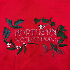 Vintage 90s Northern Reflections Bird Sweatshirt Mens Medium Red Animal Pullover