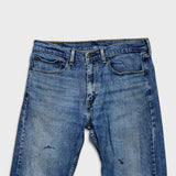 Levi's 505 Jeans Mens 34x30 Blue Regular Fit Straight Leg Medium Wash Denim Pants