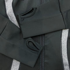 Lululemon In Stride Jacket Womens Size 4 Black Full Zip Sportswear Athletic