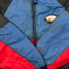 Vintage 90s Pro Player New York Giants Jacket Mens Large Blue Full Zip NFL Football Coat