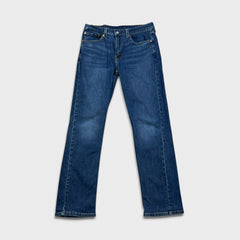 Levi's 514 Jeans Mens 32x32 Blue Slim Straight Fit Medium Wash Faded Denim Pants