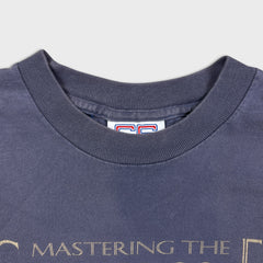 Vintage 90s Mastering Golf T Shirt Mens Large Purple Faded Single Stitch USA Tee