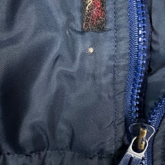 Vintage 90s Nike Sportswear Jacket Mens Medium Blue Swoosh Full Zip Coat