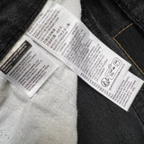 Levi's 511 Jeans Mens 32x32 Black Slim Fit Mid Rise Fade Dark Wash Stretch Denim Pants