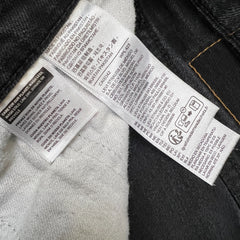 Levi's 511 Jeans Mens 32x32 Black Slim Fit Mid Rise Fade Dark Wash Stretch Denim Pants