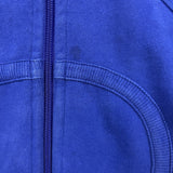 Lululemon Scuba Hoodie Womens Size 8 Blue Full Zip Sports Hooded Sweater
