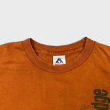 Vintage Y2K Great Wolf Lodge T Shirt Mens XL Orange Faded Animal Graphic Tee