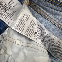 Levi's 501 Jeans Mens 30x30 Blue Original Fit Straight Distressed Medium Wash Denim Pants