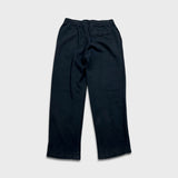 Vintage Y2K Nike Sportswear Sweatpants Mens Small Black Swoosh Relaxed Fit Paint Stain Faded