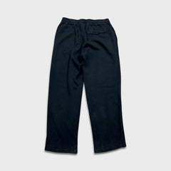 Vintage Y2K Nike Sportswear Sweatpants Mens Small Black Swoosh Relaxed Fit Paint Stain Faded