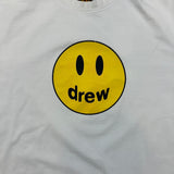 Drew House Mascot T Shirt Mens XL White Smiley Face Justin Bieber Graphic Tee