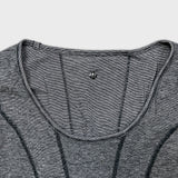 Lululemon Between The Lines Long Sleeve Womens Size 4 Gray Sportswear Shirt