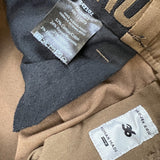 Projek Raw Pants Mens 36x29 Brown Tactical Taper Leg Casual Cargo Trousers