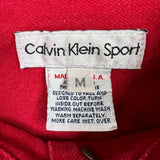 Vintage 90s Calvin Klein Sport Denim Jacket Mens Medium Red USA Trucker