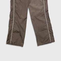 Nike Sportswear Track Pants Mens Medium Brown Swoosh Relaxed Athletic
