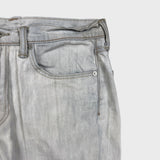 Levi's 511 Jeans Mens 34x32 Gray Slim Fit Straight Leg Stretch Stone Wash Denim Pants