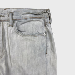 Levi's 511 Jeans Mens 34x32 Gray Slim Fit Straight Leg Stretch Stone Wash Denim Pants