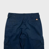 Dickies Pants Mens 34x32 Blue Regular Straight Workwear Fade Chino Cargo Trouser