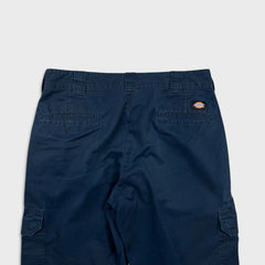 Dickies Pants Mens 34x32 Blue Regular Straight Workwear Fade Chino Cargo Trouser
