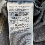 Levi's Barstow Western Denim Shirt Mens Small Dark Wash Long Sleeve Button Up