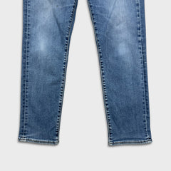 Levi's 511 Jeans Mens 33x30 Blue Slim Fit Mid Rise Medium Wash Faded Denim Pants