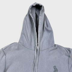 October's Very Own Hoodie Mens XL Gray OVO Classic Owl Faded Hooded Sweater