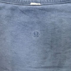 Lululemon Love Tee Fade V Shirt Womens XL Blue Relaxed Short Sleeve Tee