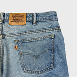 Vintage 90s Levi's 619 Jeans Mens 38x32 Orange Tab Light Wash Relaxed Denim Pants