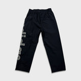 Adidas Originals Track Pants Mens Large Black Relaxed Spell Out Athletic