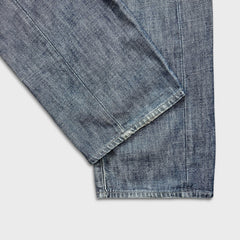Diesel Service Spa Jeans Mens 33x32 Blue Medium Wash Straight Leg Denim Pants