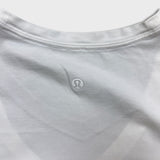 Lululemon Love Tee V Shirt Womens XL White Athletic Short Sleeve Tee