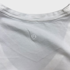 Lululemon Love Tee V Shirt Womens XL White Athletic Short Sleeve Tee