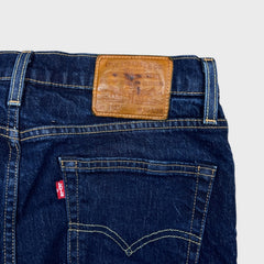 Levi's 510 Skinny Jeans Mens 30x30 Blue Dark Wash Stretch Mid Rise Tapered Leg Denim Pants