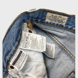 Levi's 501 S Jeans Womens 27x28 Blue Skinny Fit Slim Taper Leg Light Wash Denim Pants