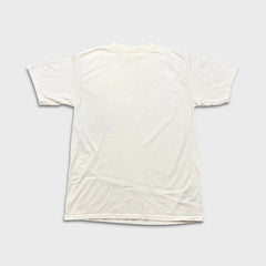 Vintage 90s Tultex Blank T Shirt Men XL White Faded Lightweight Short Sleeve Tee