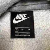 Nike Sportswear Hoodie Mens Medium Gray Swoosh Pullover Hooded Sweater