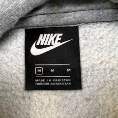 Nike Sportswear Hoodie Mens Medium Gray Swoosh Pullover Hooded Sweater
