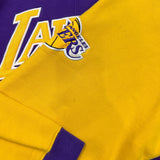 Vintage Y2K Reebok Los Angeles Lakers Hoodie Mens Large Purple NBA Hardwood Classics