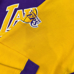 Vintage Y2K Reebok Los Angeles Lakers Hoodie Mens Large Purple NBA Hardwood Classics