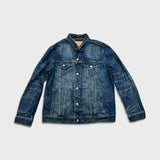 Levi's Type III Denim Jacket Mens XL Blue Medium Wash Western Trucker