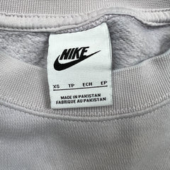 Nike Sportswear Phoenix Fleece Sweatshirt Womens XS Purple Oversize Crop Crewneck