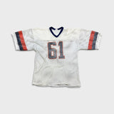 Vintage 70s Saxon Athletic Football Jersey Mens XL White USA Mesh #61