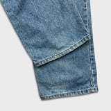 Vintage 90s Levi's 619 Jeans Mens 38x32 Orange Tab Light Wash Relaxed Denim Pants