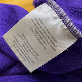 Vintage Y2K Reebok Los Angeles Lakers Hoodie Mens Large Purple NBA Hardwood Classics