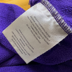 Vintage Y2K Reebok Los Angeles Lakers Hoodie Mens Large Purple NBA Hardwood Classics