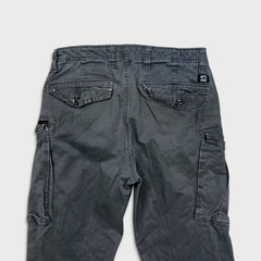 G-Star Raw Pants Mens 30x27 Gray Rovic Zip Straight Utility Cargo Casual