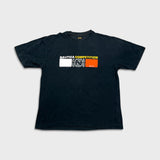 Vintage 2002 Nautica Competition T Shirt Mens XL Black Graphic Logo Tee