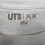 KAWS x Uniqlo UT Short Sleeve Artbook Cover T Shirt Mens 2XL White Graphic Tee